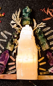 Crystals Witchcraft Selenite Crystal Lamp - Medium 25-30cm