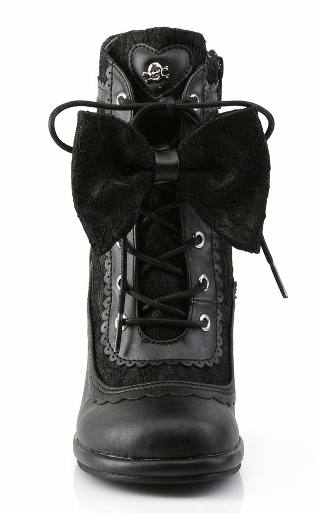 Demonia Shoes GLAM-200 Black Ankle Boots 4 Demonia Shoes GLAM-200 Black Ankle Boots
