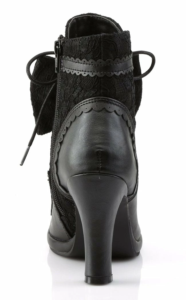 Demonia Shoes GLAM-200 Black Ankle Boots 6 Demonia Shoes GLAM-200 Black Ankle Boots