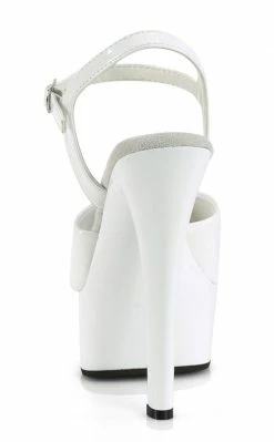 Pleaser GLEAM-609 White Patent Heels Pole Shoes 10 Pleaser GLEAM-609 White Patent Heels Pole Shoes