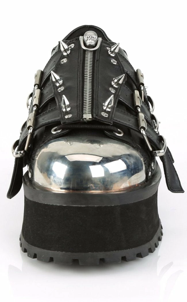 Demonia GRAVEDIGGER-03 Black Creepers Shoes 4 Demonia GRAVEDIGGER-03 Black Creepers Shoes