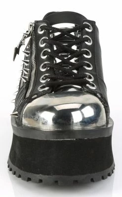 Demonia GRAVEDIGGER-04 Black Creepers Shoes