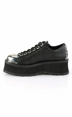 Demonia GRAVEDIGGER-04 Black Creepers Shoes