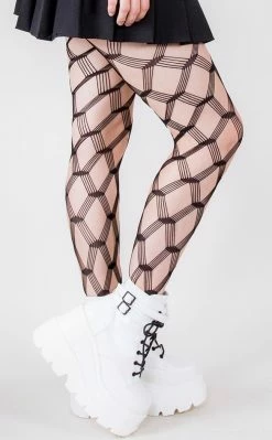 Music Legs Geometrica Electica Pantyhose