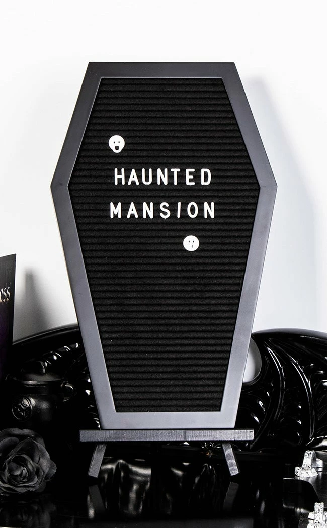 The Haunted Mansion Ghostwriter Spooky Coffin Letterboard Home & Gifts 6 The Haunted Mansion Ghostwriter Spooky Coffin Letterboard Home & Gifts