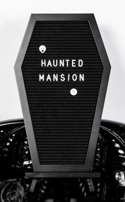 The Haunted Mansion Ghostwriter Spooky Coffin Letterboard Home & Gifts