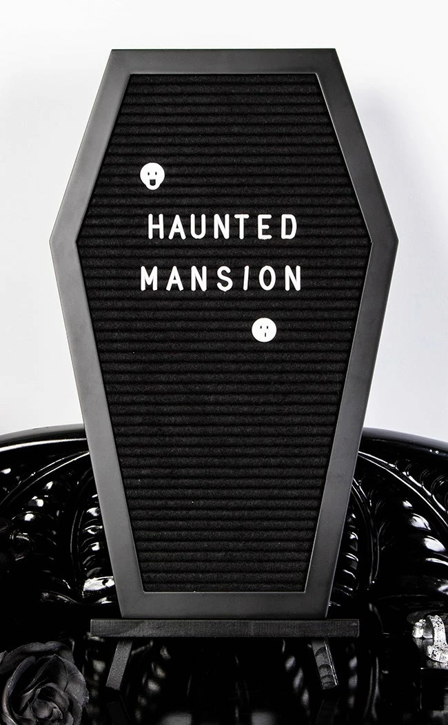 The Haunted Mansion Ghostwriter Spooky Coffin Letterboard Home & Gifts 3 The Haunted Mansion Ghostwriter Spooky Coffin Letterboard Home & Gifts