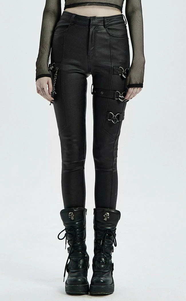 Punk Rave Gladiatrix Faux Leather Jeans 3 Punk Rave Gladiatrix Faux Leather Jeans