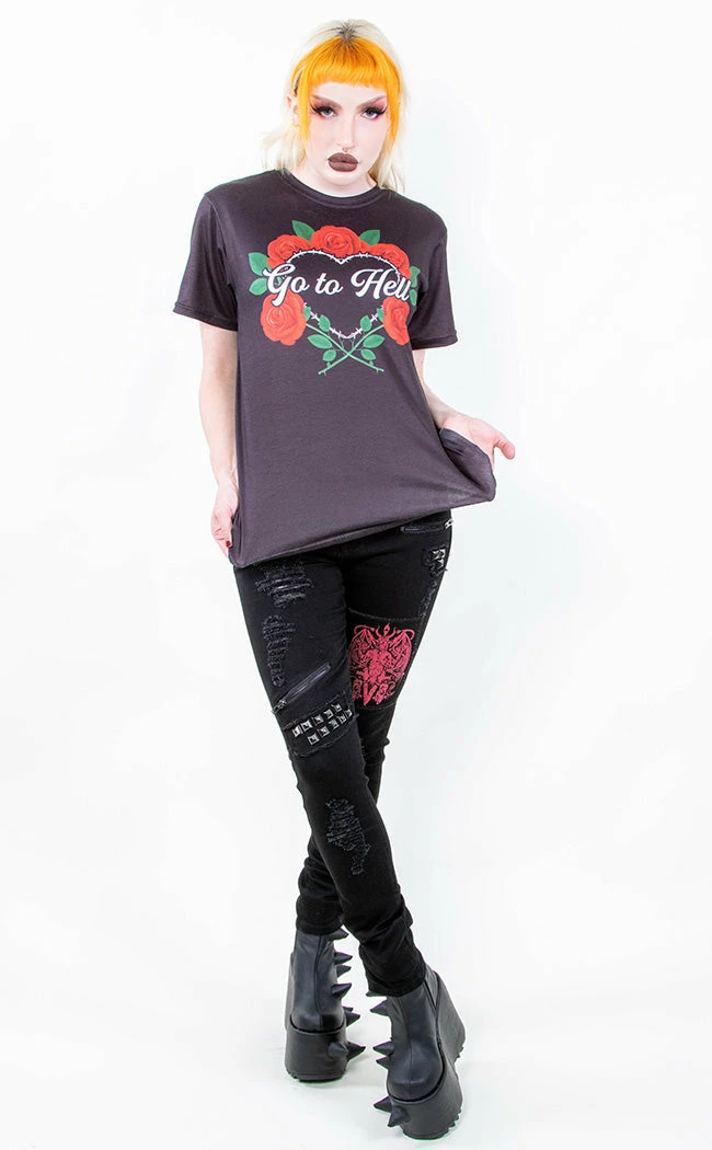 Tragic Beautiful Clothing Go To Hell T-Shirt 5 Tragic Beautiful Clothing Go To Hell T-Shirt