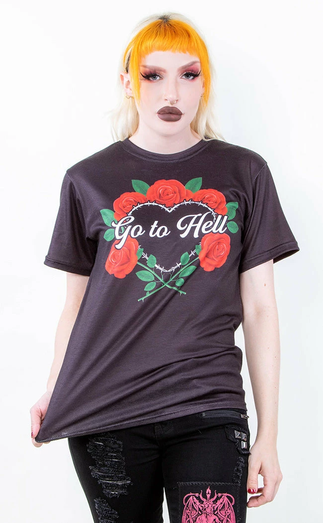 Tragic Beautiful Clothing Go To Hell T-Shirt 3 Tragic Beautiful Clothing Go To Hell T-Shirt