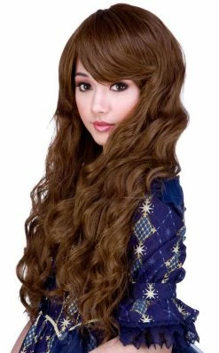 Rockstar Wigs Goldie Long Chestnut Wavy Wig Beauty