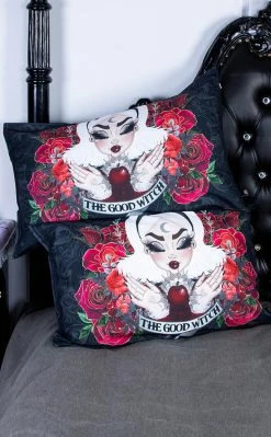 Rose Demon Good Witch Bad Witch Pillow Slip Set Home & Gifts