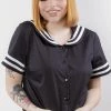 Black Friday Goth Sailor Creep Blouse 1 Black Friday Goth Sailor Creep Blouse