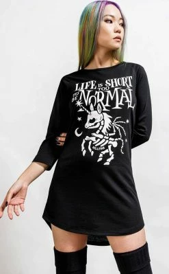 Killstar Clothing Gothicorn Sleep Raglan Top 11 Killstar Clothing Gothicorn Sleep Raglan Top