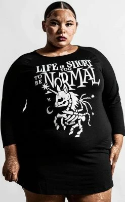 Killstar Clothing Gothicorn Sleep Raglan Top