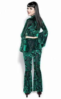 BlackCraft Green Baroque Velvet Top 13 BlackCraft Green Baroque Velvet Top