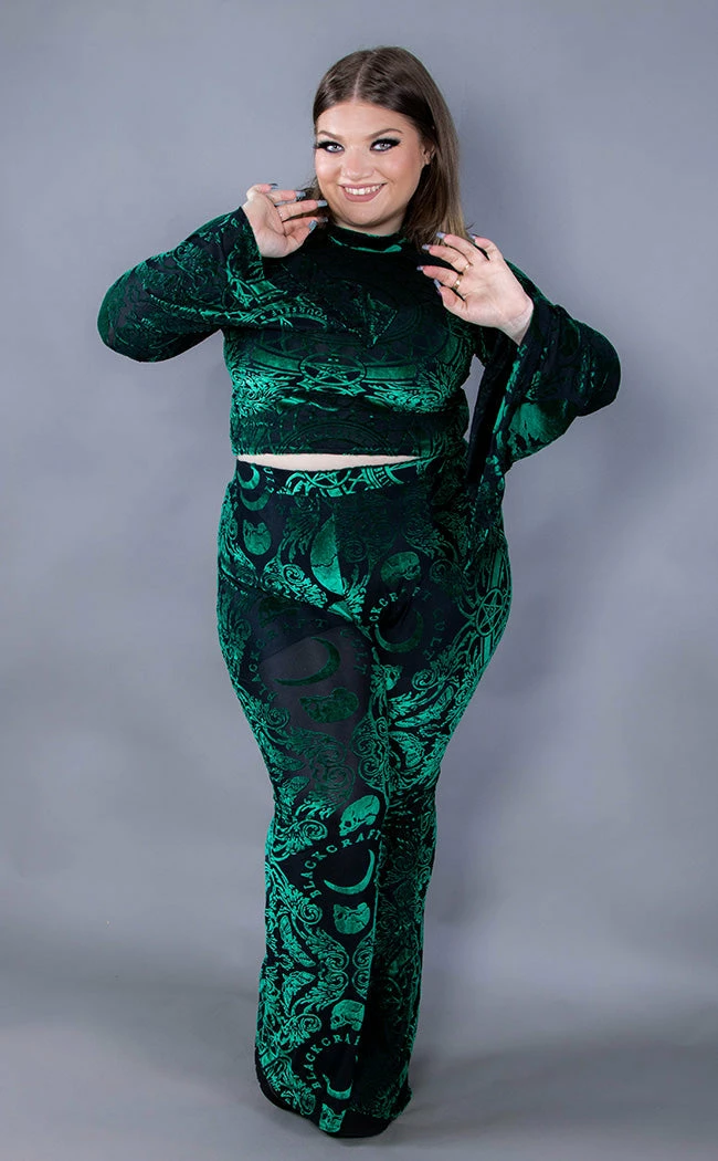 BlackCraft Green Baroque Velvet Top 9 BlackCraft Green Baroque Velvet Top
