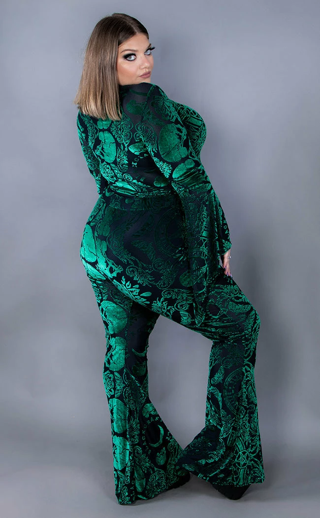 BlackCraft Green Baroque Velvet Top 11 BlackCraft Green Baroque Velvet Top