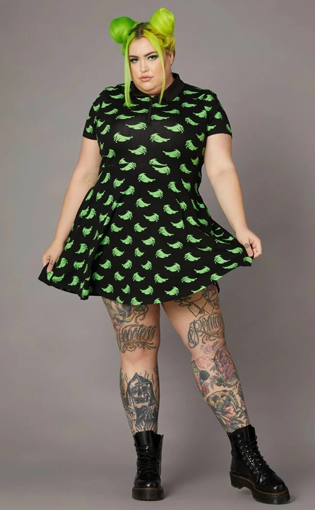 Black Friday Clothing Green Ghost Collar Dress 6 Black Friday Clothing Green Ghost Collar Dress