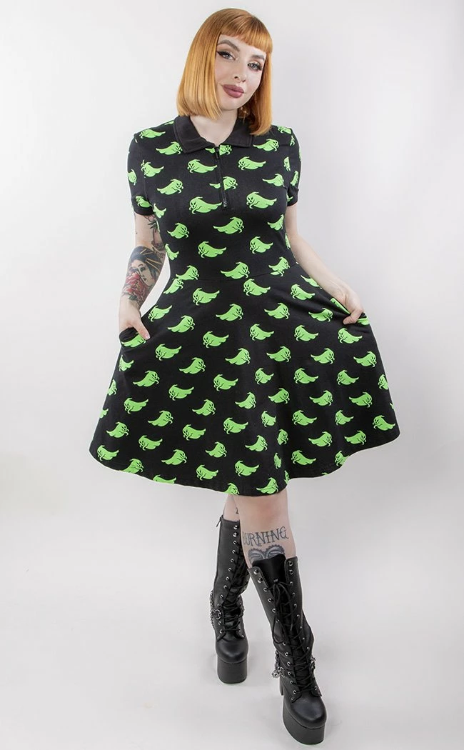 Black Friday Clothing Green Ghost Collar Dress 7 Black Friday Clothing Green Ghost Collar Dress