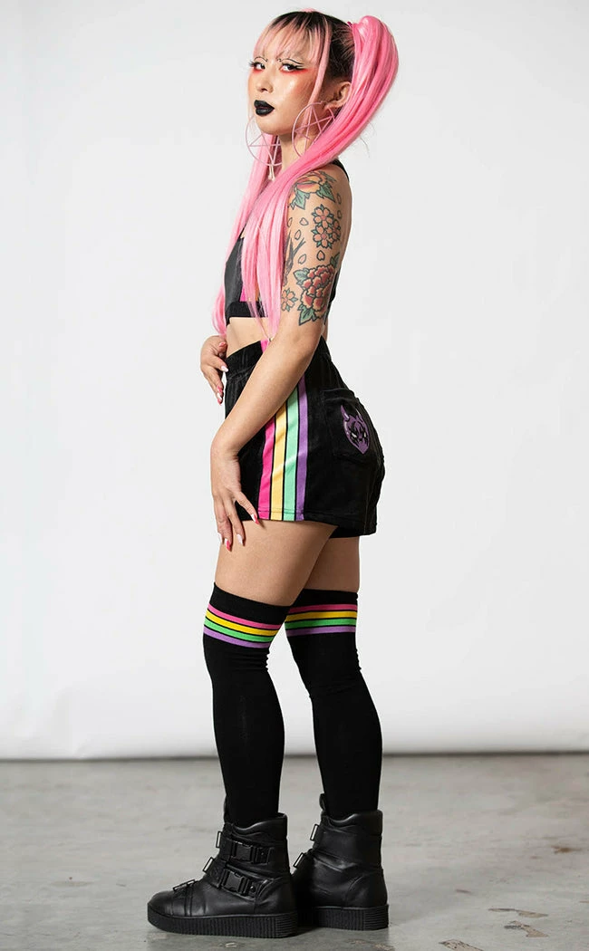 Killstar Groovy Velour Shorts 6 Killstar Groovy Velour Shorts