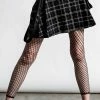 Killstar Clothing Gunner Pleated Mini Skirt | Ash Tartan 1 Killstar Clothing Gunner Pleated Mini Skirt | Ash Tartan