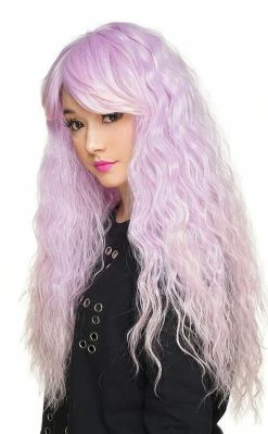 Rockstar Wigs Harmony Long Wavy Lavender/Pink Wig