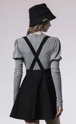 Punk Rave Clothing Harriet Suspender Skirt