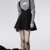 Punk Rave Clothing Harriet Suspender Skirt