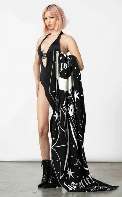 Killstar Haunt It Coffin Towel