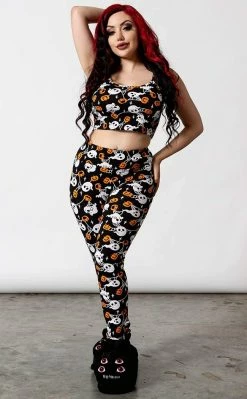 Killstar Haunted Pumpkin Cropped Cami Clothing