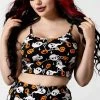 Killstar Haunted Pumpkin Cropped Cami Clothing 1 Killstar Haunted Pumpkin Cropped Cami Clothing
