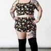 Killstar Clothing Haunted Pumpkin PJ Shorts
