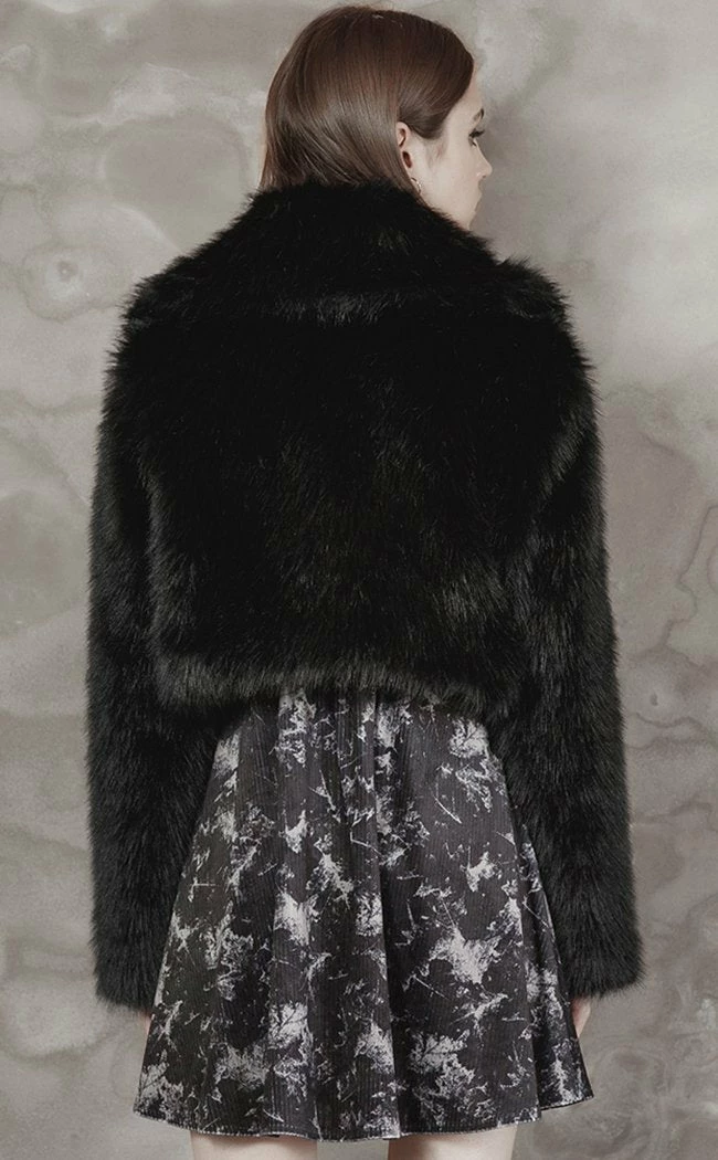 Punk Rave Clothing Heartbreaker Faux Fur Coat 6 Punk Rave Clothing Heartbreaker Faux Fur Coat