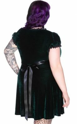 Killstar Clothing Heather Babydoll Dress | Emerald 8 Killstar Clothing Heather Babydoll Dress | Emerald