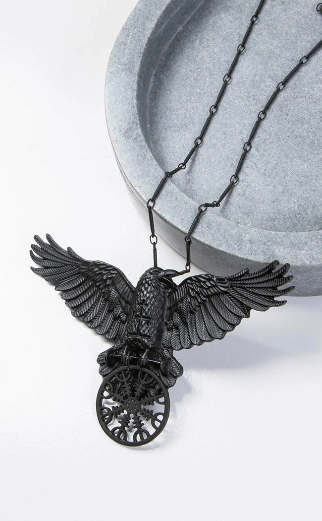 Restyle Helm Of Awe Raven Pendant Accessories 3 Restyle Helm Of Awe Raven Pendant Accessories