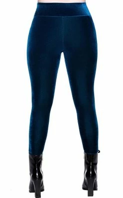 Killstar Clothing Hematite Leggings [SAPPHIRE]