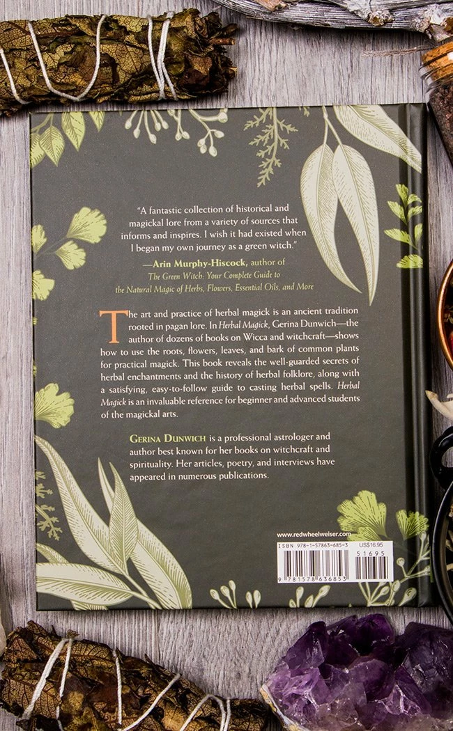 Occult Books Witchcraft Herbal Magick: A Guide To Herbal Enchantments, Folklore & Divination 4 Occult Books Witchcraft Herbal Magick: A Guide To Herbal Enchantments, Folklore & Divination