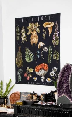 Drop Dead Gorgeous Herbology Tapestry Home Decor