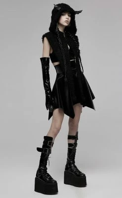 Punk Rave Hibernation Hooded Scarf Accessories