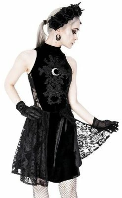 Restyle Clothing High Neck Crescent Lace Dress 11 Restyle Clothing High Neck Crescent Lace Dress