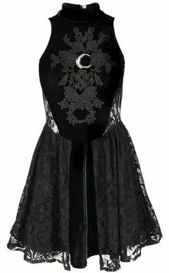 Restyle Clothing High Neck Crescent Lace Dress 13 Restyle Clothing High Neck Crescent Lace Dress