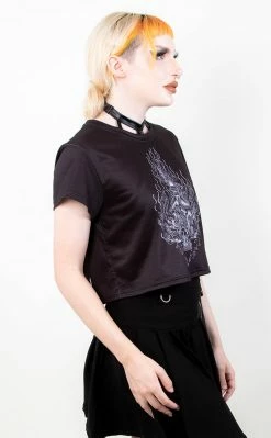 Tragic Beautiful Clothing Holy Smokes Crop Tee 10 Tragic Beautiful Clothing Holy Smokes Crop Tee