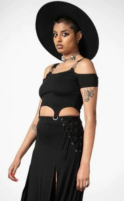Killstar Hurricane Crop Top Clothing