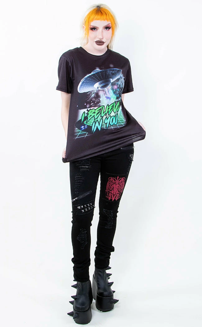 Drop Dead Gorgeous I Believe In You T-Shirt Clothing 4 Drop Dead Gorgeous I Believe In You T-Shirt Clothing