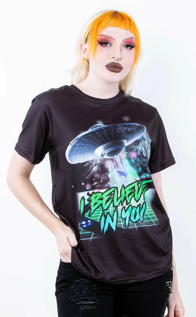 Drop Dead Gorgeous I Believe In You T-Shirt Clothing 3 Drop Dead Gorgeous I Believe In You T-Shirt Clothing