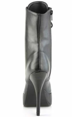 Devious Shoes INDULGE-1020 Black Matte Ankle Boots 10 Devious Shoes INDULGE-1020 Black Matte Ankle Boots