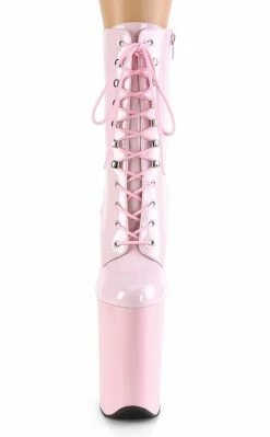 Pleaser Pole Shoes INFINITY-1020 Baby Pink Ankle Boots