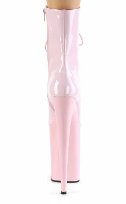 Pleaser Pole Shoes INFINITY-1020 Baby Pink Ankle Boots