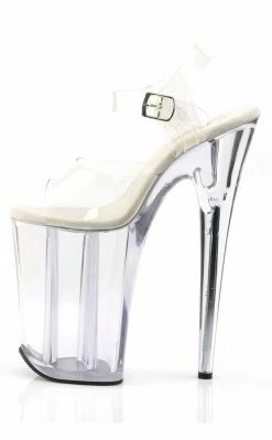 Pleaser Pole Shoes INFINITY-908 Clear Heels